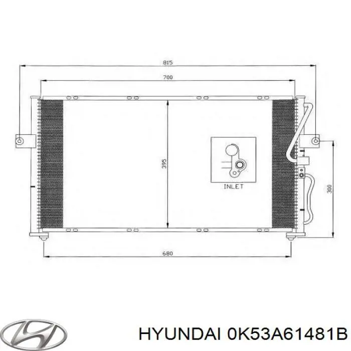 Aire acondicionado capacitor Hyundai/Kia 0K53A61481B precio, desde 68,24 EUR