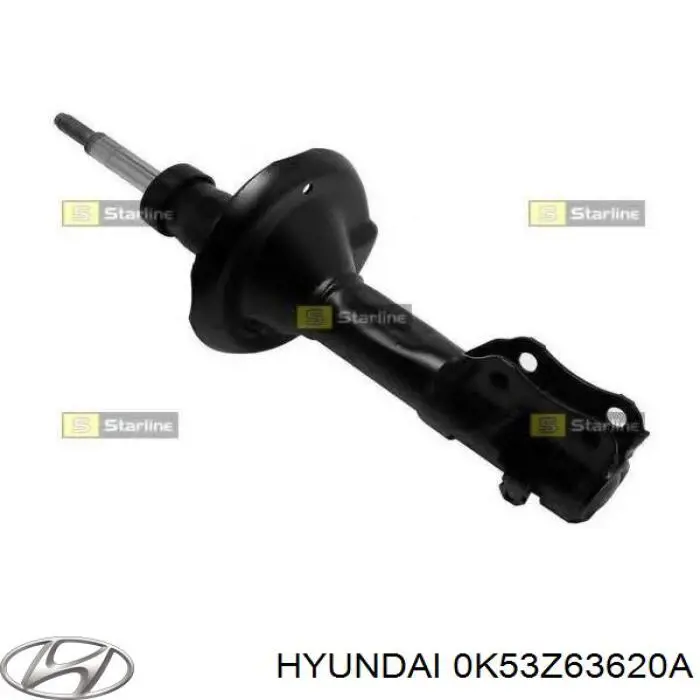 Muelle neumatico maletero Hyundai/Kia 0K52Y63620