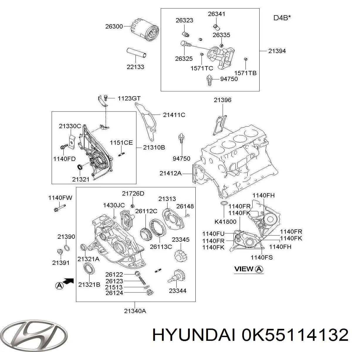 0K55114132 Hyundai/Kia