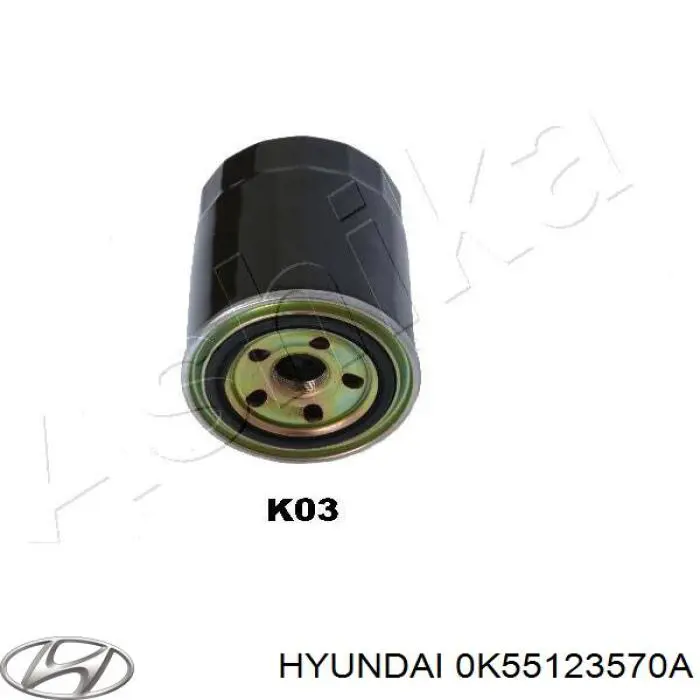 Filtro de gasoil Hyundai/Kia 0K55123570A