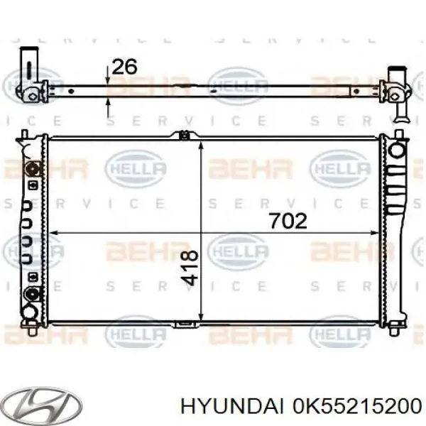 Água radiador Hyundai/Kia 0K55215200 precio, desde 66,79 EUR