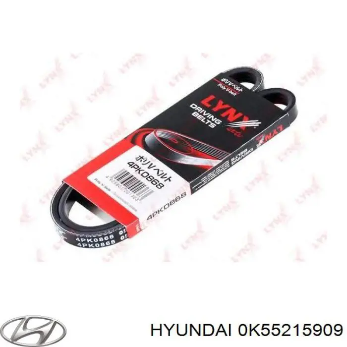 0K55215909 Hyundai/Kia correa trapezoidal