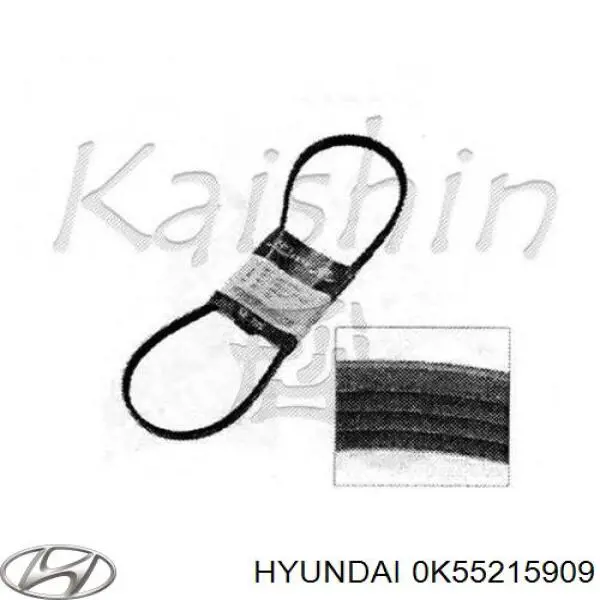 Correa de transmisión trapezoidal Hyundai/Kia 0K55215909 precio, desde 7,66 EUR
