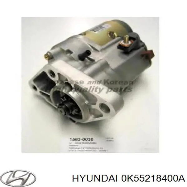 0K55218400A Hyundai/Kia motor de arranque