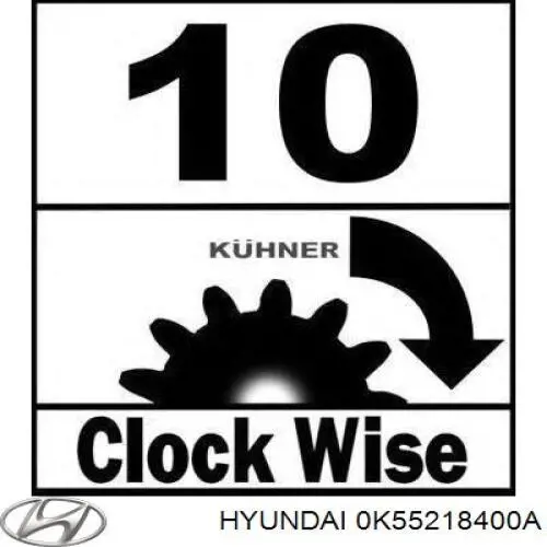 Motor de arranque K55218400 Hyundai/Kia