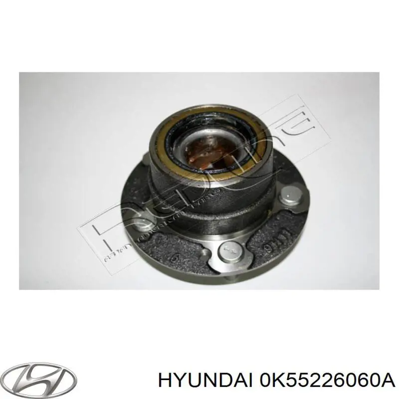 0K55226060A Hyundai/Kia cubo de rueda trasero