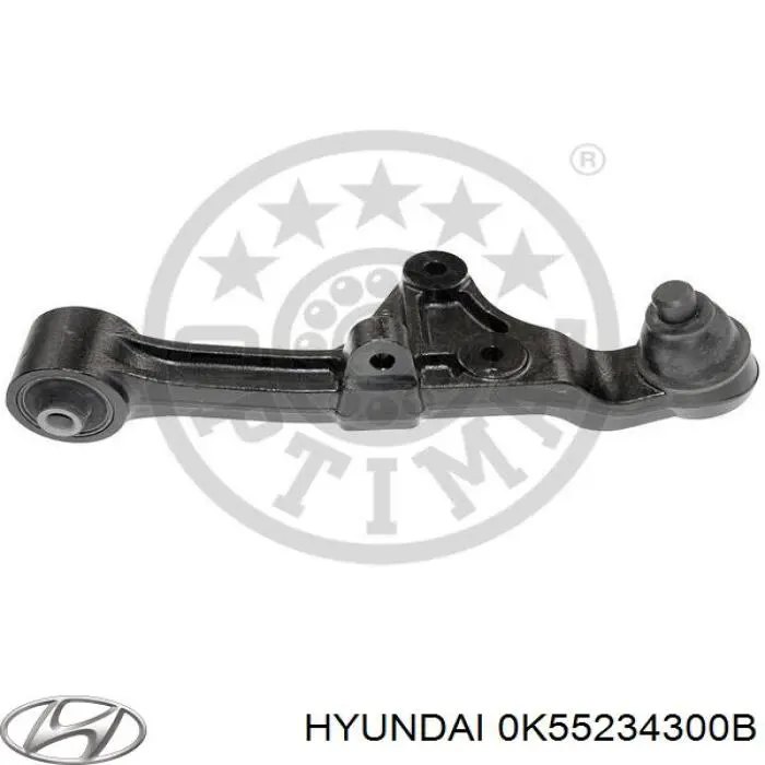 Brazo inferior derecho de la suspensión delantera Hyundai/Kia 0K55234300B