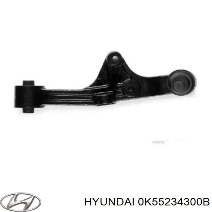 0K55234300B Hyundai/Kia barra oscilante, suspensión de ruedas delantera, inferior derecha
