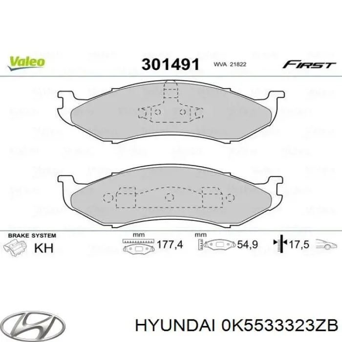 Pastillas de freno delanteras Jeep Grand Cherokee 1 Z