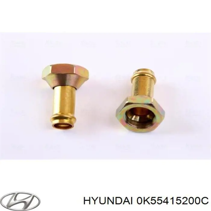 0K55415200C Hyundai/Kia radiador refrigeración del motor