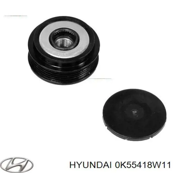 Polea alternador 0K58818W11 Hyundai/Kia
