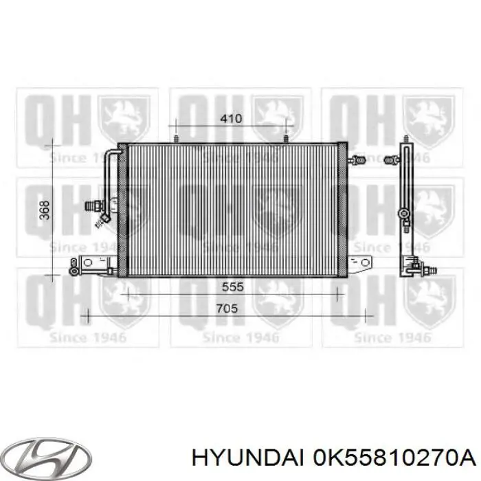 0K55810270B Hyundai/Kia juego de juntas de motor, completo