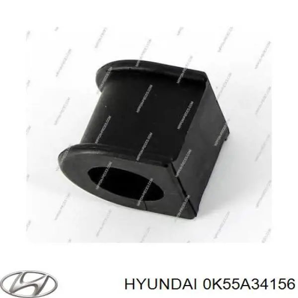 Soporte estabilizador, Eje delantero Hyundai/Kia 0K55A34156