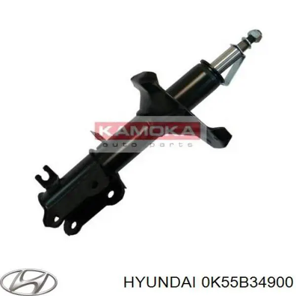 0K55B34900 Hyundai/Kia amortiguador delantero izquierdo