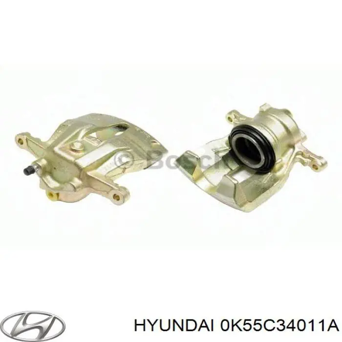 0K55C34011 Hyundai/Kia muelle de suspensión eje delantero