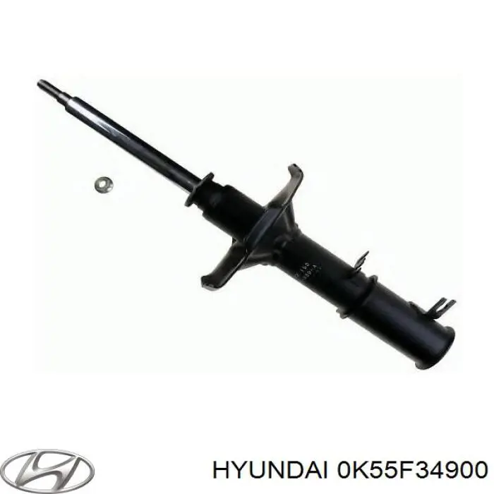 0K55F34900 Hyundai/Kia amortiguador delantero izquierdo