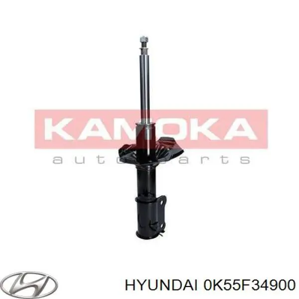 0K55F34900 Hyundai/Kia Amortiguador frontal izquierdo