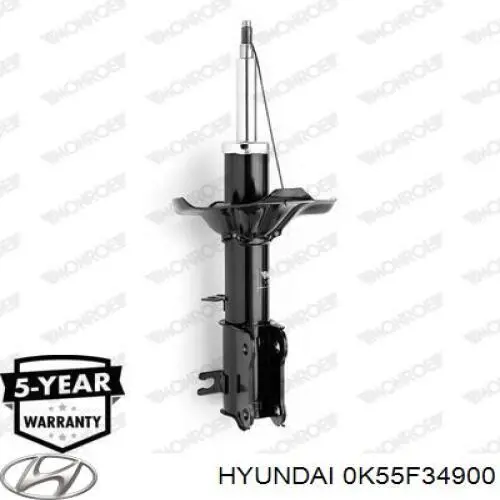 Amortiguador delantero izquierdo Hyundai/Kia 0K55F34900 precio, desde 75,23 EUR