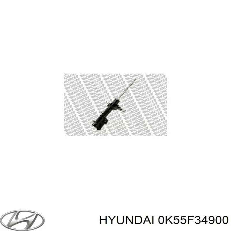Amortiguador delantero izquierdo 0K55F34900 Hyundai/Kia