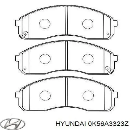 Pastillas freno delanteras Hyundai/Kia 0K56A3323Z precio, desde 37,75 EUR