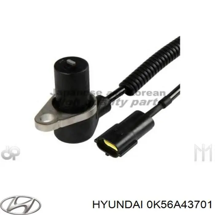 0K56A43701 Hyundai/Kia sensor abs delantero