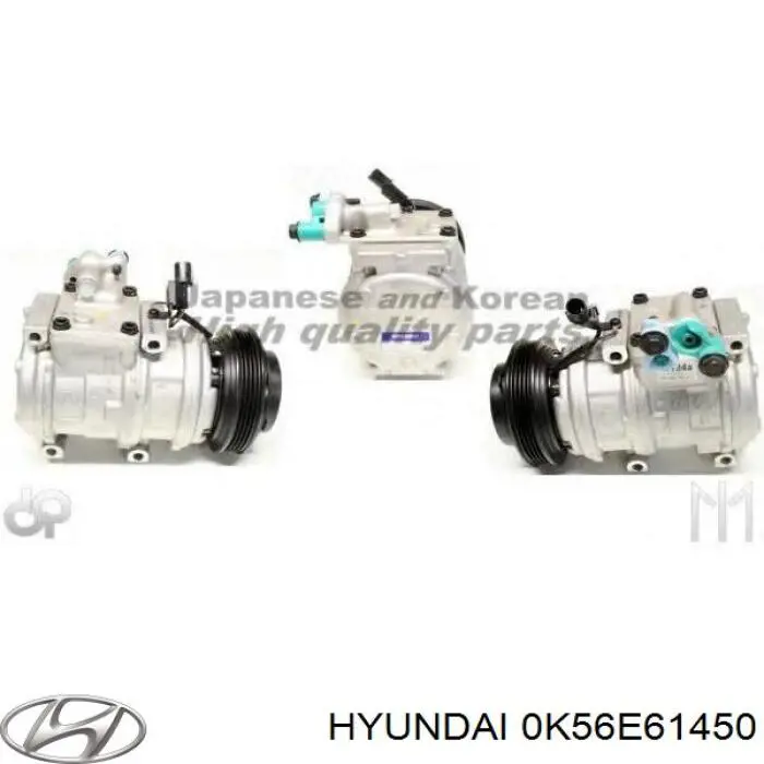 0K56E61450 Hyundai/Kia compresor de aire acondicionado