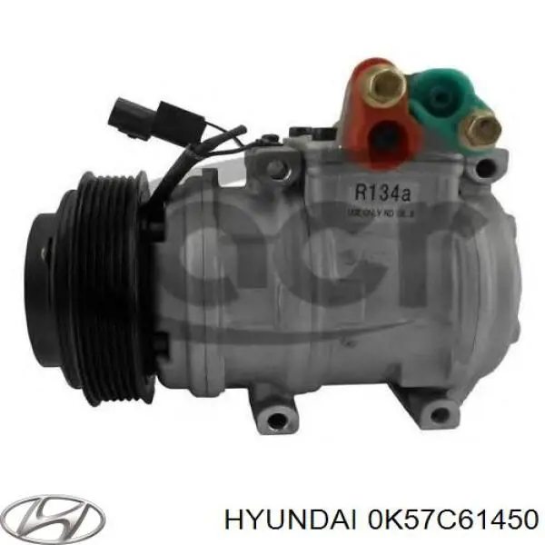 0K55861450 Hyundai/Kia compresor de aire acondicionado