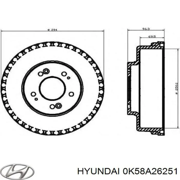 0K58A26251 Hyundai/Kia 