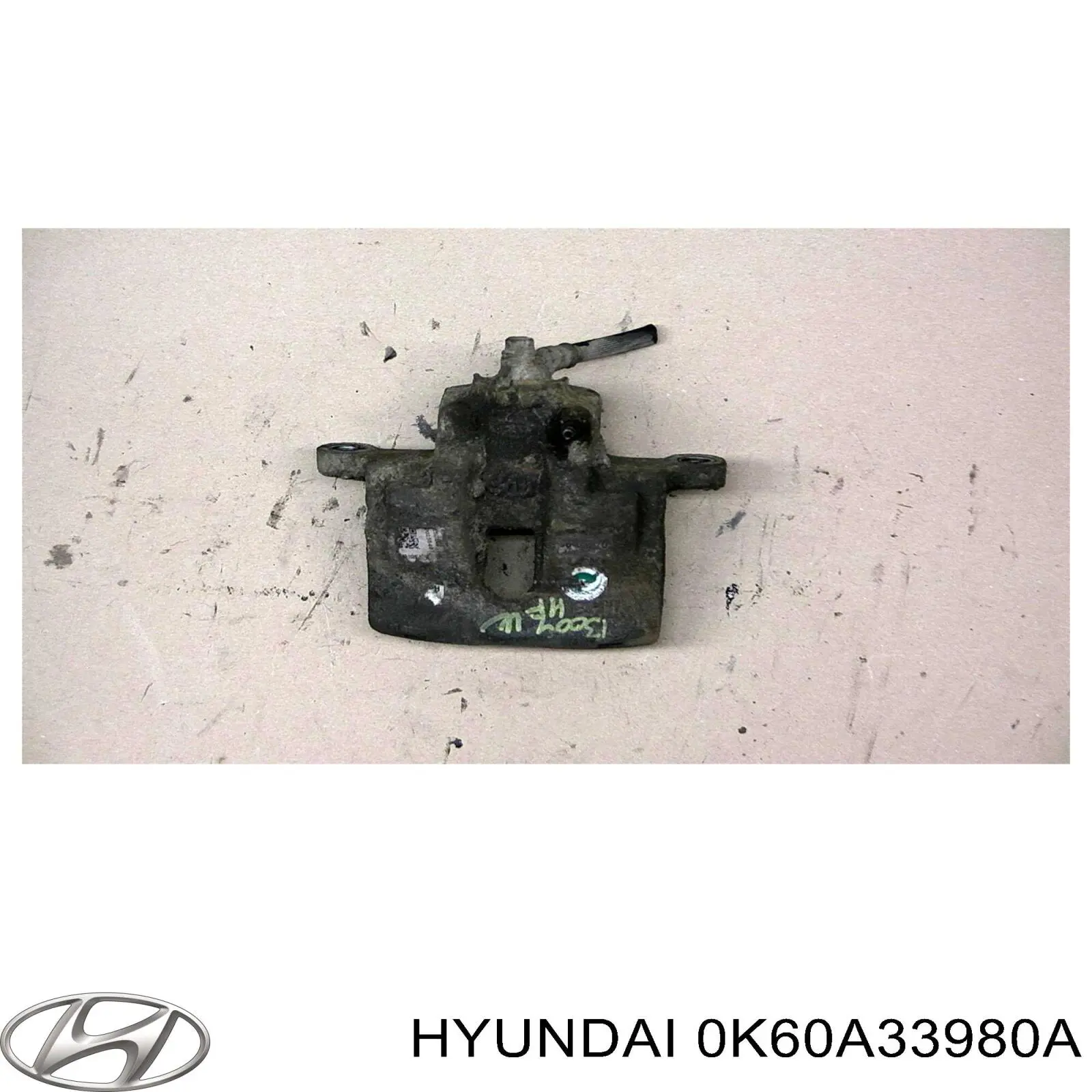 0K60A33980A Hyundai/Kia pinza de freno delantera derecha