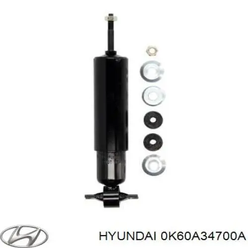 0K60A34700A Hyundai/Kia amortiguador delantero