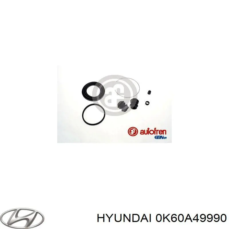 0K60A49990 Hyundai/Kia pinza de freno delantera izquierda