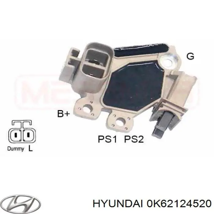 0K71124520 Hyundai/Kia regulador