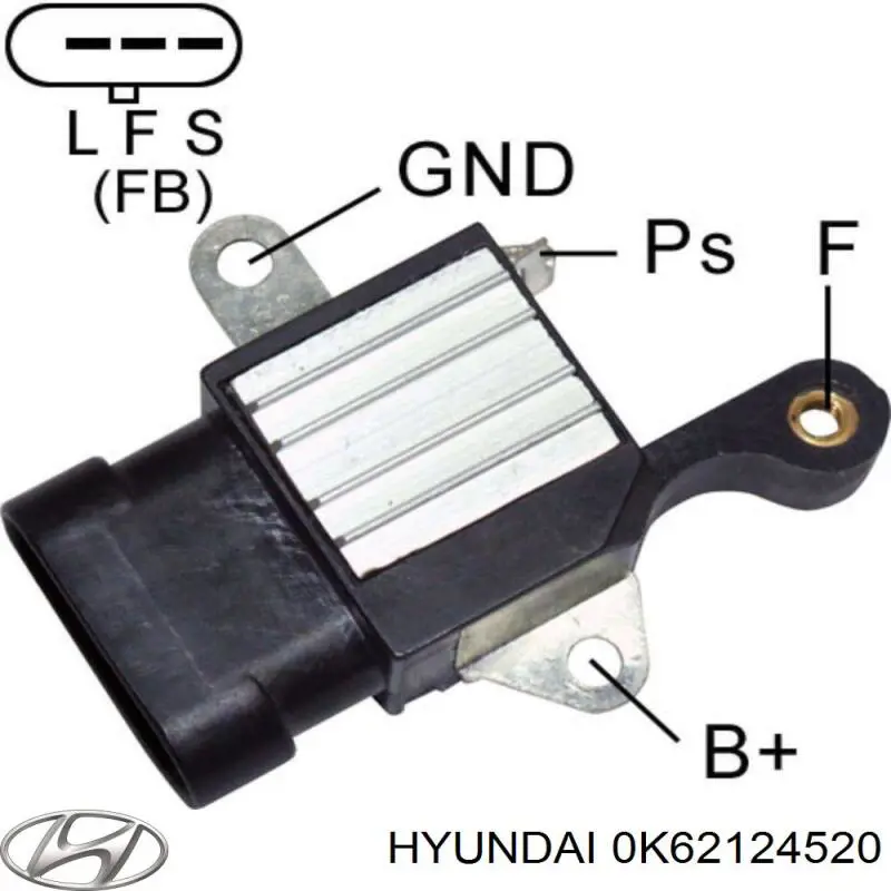 Comprar 0K62124520 Hyundai/Kia Regulador del alternador