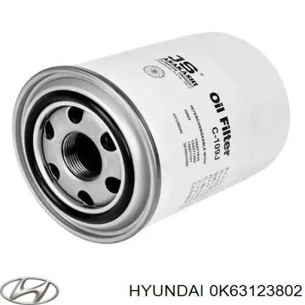 Filtro de aceite 0K63123802 Hyundai/Kia