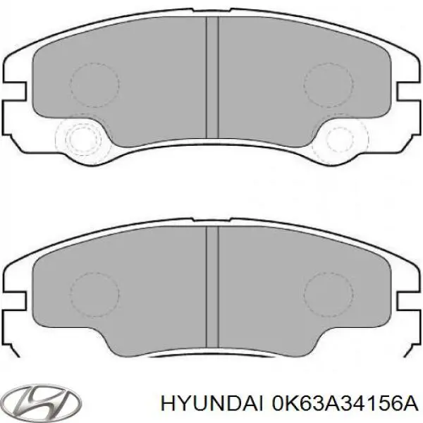 0K63A34156A Hyundai/Kia casquillo de barra estabilizadora delantera