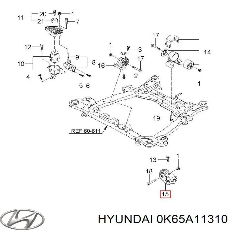 0K65A11310 Hyundai/Kia