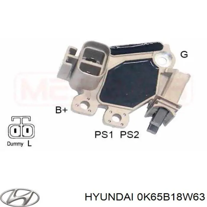 0K65B18W63 Hyundai/Kia puente de diodos, alternador