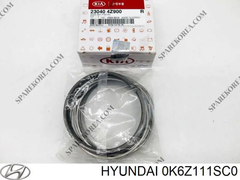 Comprar 230404Z900 Hyundai/Kia Juego de anillos de pistón, motor, STD
