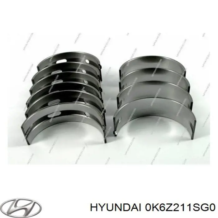 Juego de cojinetes de cigüeñal, estándar, STD Hyundai/Kia 210204X910 precio, desde 24,81 EUR
