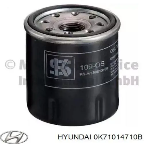 0K71014710B Hyundai/Kia filtro de aceite