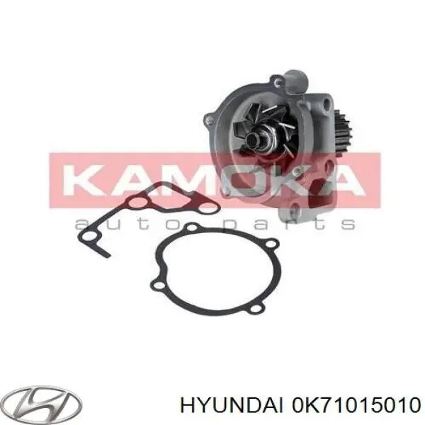 0K71015010 Hyundai/Kia bomba de agua