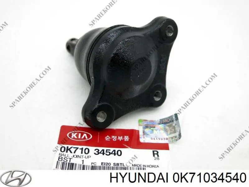0K71034540 Hyundai/Kia Rótula de suspensión superior
