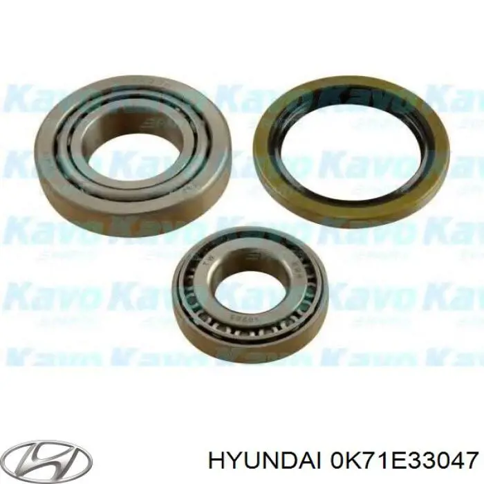 0K71E33047 Hyundai/Kia cojinete interno del cubo de la rueda delantera