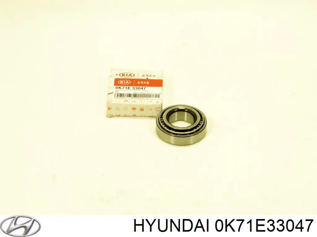 Cojinete interno del cubo de rueda delantera 0K71E33047 Hyundai/Kia