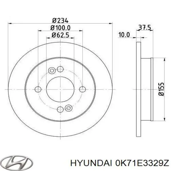 0K71E3329Z Hyundai/Kia