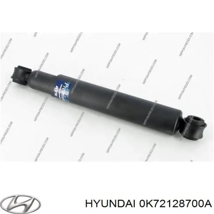 0K72128700A Hyundai/Kia amortiguador trasero