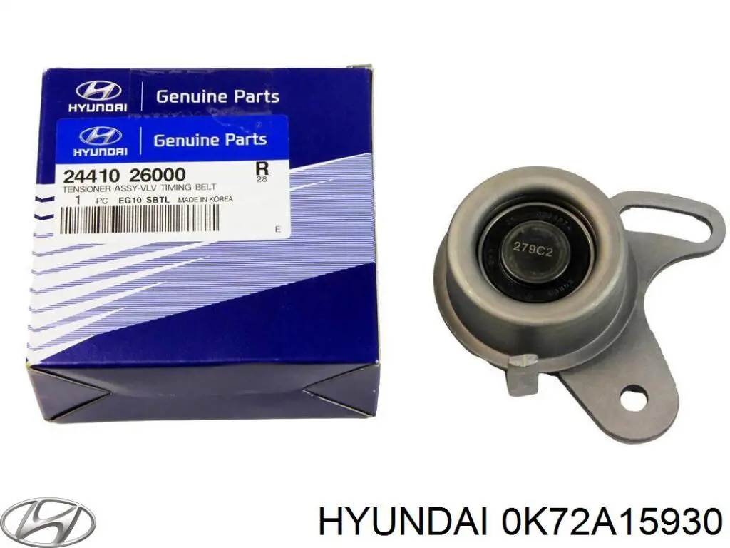 0K72A15930 Hyundai/Kia polea tensora correa poli v