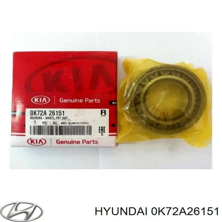 Cojinete de rueda 0K72A26151 Hyundai/Kia