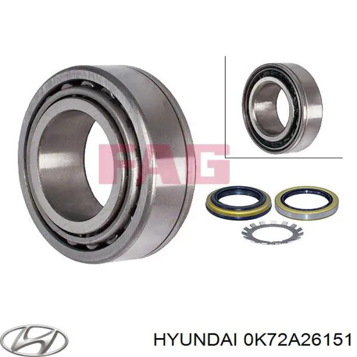 Comprar 0K72A26151 Hyundai/Kia Cojinete de rueda trasero