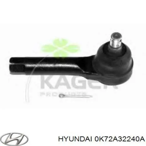 Comprar 0K72A32240A Hyundai/Kia Rótula barra de acoplamiento exterior